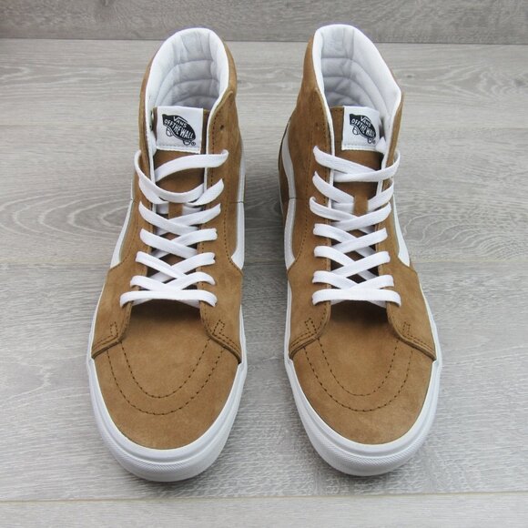 Vans Sk8-Hi Suede Sneakers Men's Size 11.5 Brown NEW - Picture 6 of 15